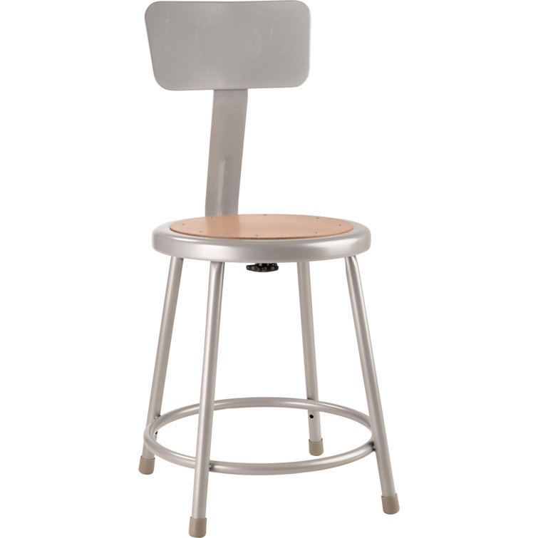National Public Seating 6200 Series Height Adjustable Lab Stool with
